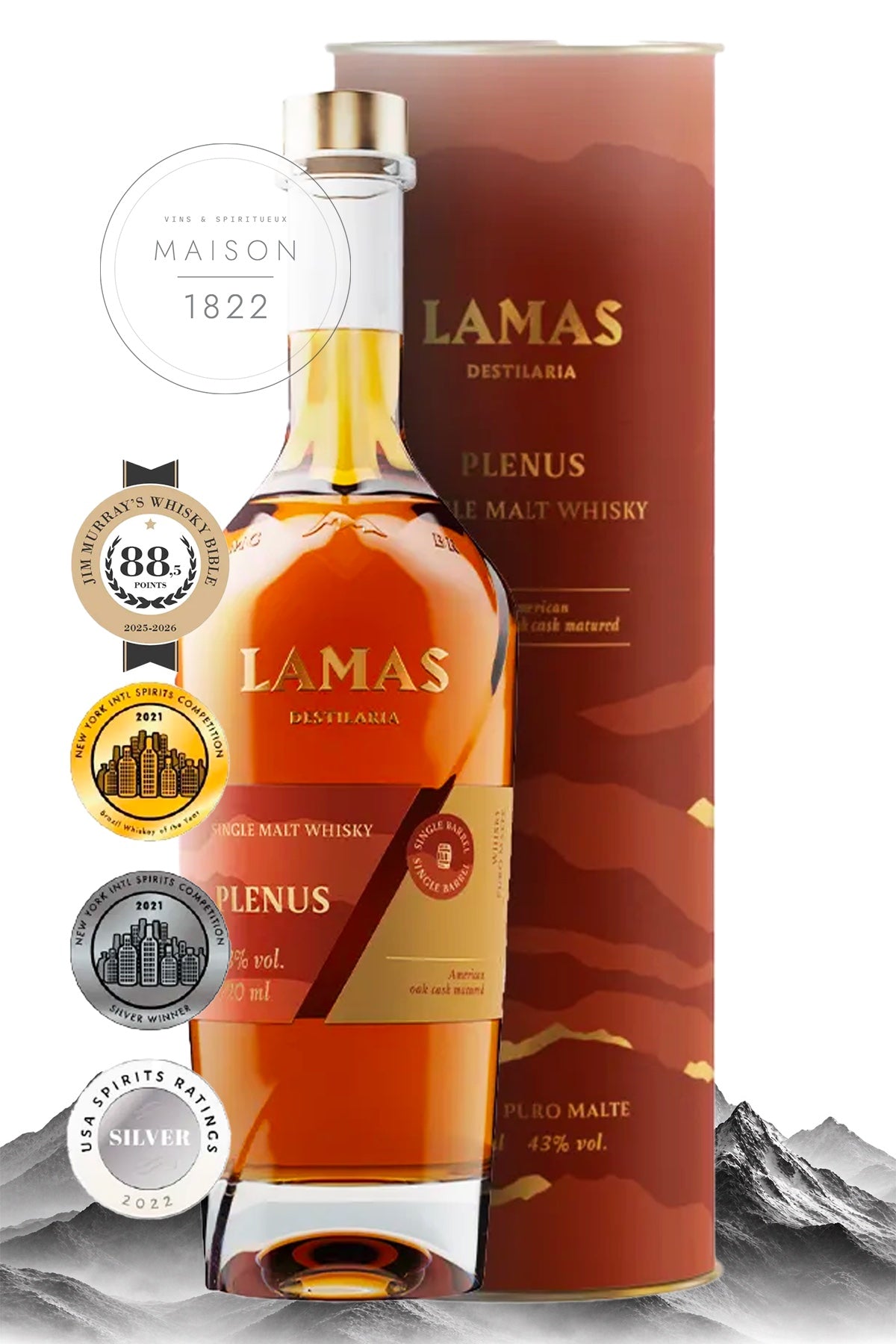 Plenus Single Malt Whisky Non précisé Non millésimé